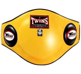Пояс тренера Twins Special (BEPL-2 yellow)